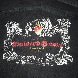 Black twisted beauty hoodie